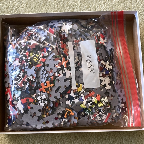 White Mountain Puzzle I love football - Picture 5 of 6